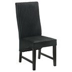Coaster Furniture Barrand 106387 Upholstered Dining Side Chair - Black