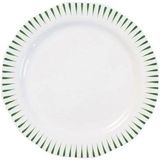 Juliska Sitio Stripe Dinner Plate - Basil (Plates - Dinner)