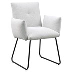 Coaster Furniture Ackland 108492 pholstered Dining Side Chair - Light Grey