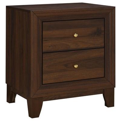 Coaster Furniture Welsley 223442 2-Drawer Nightstand Bedside Table - Walnut
