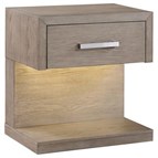 Coaster Furniture Kenora 224852 1-Drawer Nightstand Bedside Table - Barley Brown