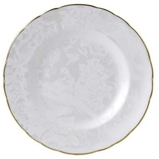 Royal Crown Derby Aves Pearl Salad/Dessert Plate (Plates - Salad)