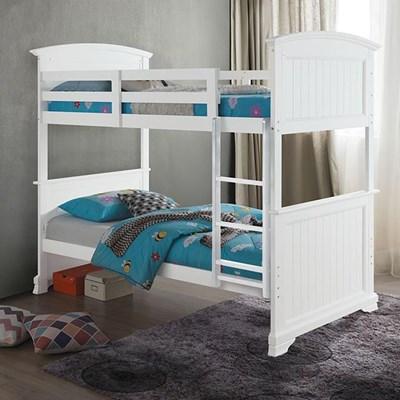 Furniture of America Albano FM-BK107WH-T Twin/Twin Bunk Bed