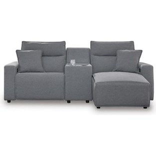 Signature Design by Ashley ModMax II 65906S4 3 pc Power Reclining Sectional with Chaise (Sectionals - Power Recline)