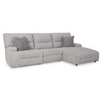 Signature Design by Ashley Acklen Place 93605S6 3 pc Power Reclining Sectional