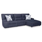 Signature Design by Ashley Acklen Place 93607S6 3 pc Power Reclining Sectional