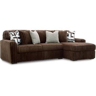Signature Design by Ashley Midnight-Madness 98104S2 2 pc Sectional Sofa with Chaise (Sofas - Stationary)