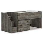 Signature Design by Ashley Frandern B4480B15 Twin Loft Bed with Drawer Storage