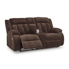 Signature Design by Ashley Observation PC2140696 Double Reclining Power Loveseat with Console