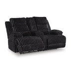 Signature Design by Ashley Rhine Falls PC4280596 Double Reclining Power Loveseat with Console
