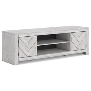 Signature Design by Ashley Cayboni W3788-68 LG TV Stand with Fireplace Option (TV Stands - Media Consoles and Credenzas)