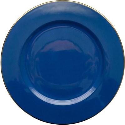 Anna Weatherley Dark Blue Charger Plate (Charger / Service - Charger Plates)