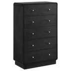 Coaster Furniture Cavelle 223665 5-Drawer Chest of Drawers - Black