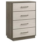 Coaster Furniture Fenwick 224985 4-Drawer Chest of Drawers - Grey Oak