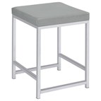Coaster Furniture Umbridge 935933 Upholstered Square Padded Cushion Vanity Stool