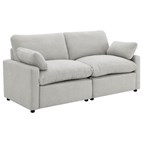 Coaster Furniture Collins 609562P Modular Power Loveseat - Grey
