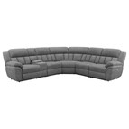 Coaster Furniture Bahrain 609540P 6 pc Modular Power Reclining Sectional - Charcoal