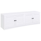 Coaster Furniture Laughlin 724113 4-door Engineered Wood 78-inch TV Stand - White