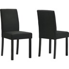 Crown Mark Resia 2120S-BK Dining Chair - Black