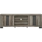 Crown Mark Rangley B6830-99 TV Stand - Grey/Brown