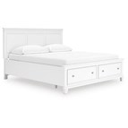 Signature Design by Ashley Fortman B680B22 King Panel Storage Bed
