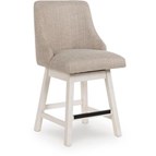 Signature Design by Ashley Robbinsdale D642-324 Upholstered Swivel Barstool