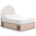 Signature Design by Ashley Arloster PCB1566B7 Full Upholstered Panel Bed with Storage