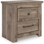 Signature Design by Ashley Rusticott PCB2260-92 Two Drawer Night Stand