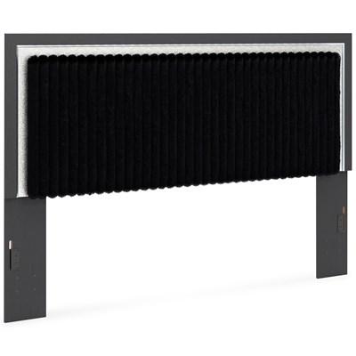 Signature Design by Ashley Zuraleus PCB3380-58 King Upholstered Panel Headboard