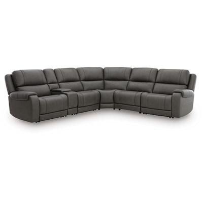 Signature Design by Ashley 5Z - Pittson PCU12600S8 6 pc Power Reclining Sectional