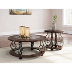 Signature Design by Ashley Frallyn T623T1 Coffee Table and 2 Ends