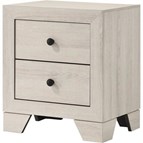 Crown Mark Atticus B6982-2 Nightstand - White