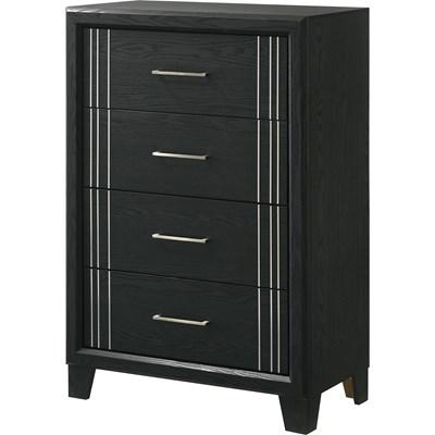 Crown Mark Charlie B9235-4 Chest - Charcoal
