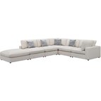 Coaster Furniture Serene 551321-SET 6 pc Upholstered Modular Sectional - Beige