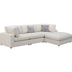 Coaster Furniture Serene 551321-SETB 4 pc Upholstered Modular Sectional - Beige