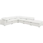 Coaster Furniture Raleigh 551751-SET 6 pc Boucle Upholstered Modular Sectional - Ivory