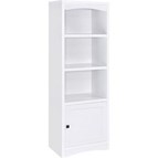 Coaster Furniture Laughlin 724114 3-shelf Engineered Wood Media Tower - White