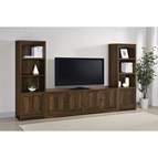 Coaster Furniture Laughlin 724123-SET 3-piece Entertainment Center TV Stand - Dark Pine