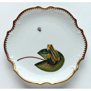 Anna Weatherley Frog On Lily Pad Bread & Butter Plate (Plates - Bread and Butter)