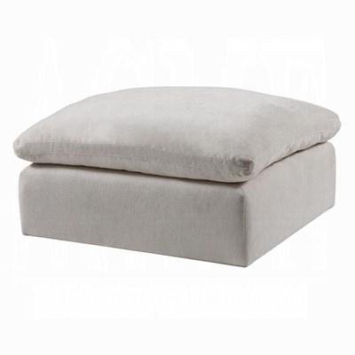 Acme Furniture Naveen LV55132 Modular - Ottoman - Ivory Linen