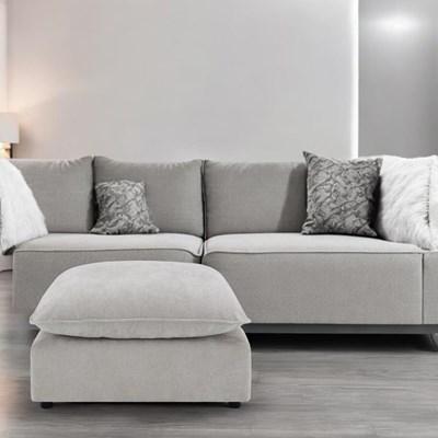 Acme Furniture Marisa LV04414 Modular Ottoman - Beige Boucle