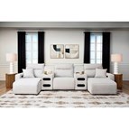 Signature Design by Ashley ModMax II 65907S15 5 pc Power Reclining Sectional with Chaise and Audio Consoles