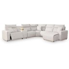 Signature Design by Ashley ModMax II 65907S6 6 pc Power Reclining Sectional with Chaise and Console