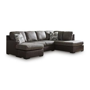 Signature Design by Ashley Castille Way PC62703S2 2 pc Sectional with Chaise (Sectionals - Stationary)