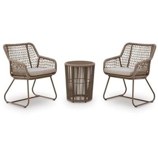 Signature Design by Ashley Majors Beach PCP321-050 Chairs with Cushion/Table Set (Outdoor Seating - Sets)