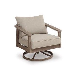 Signature Design by Ashley Harmony Headlands PCP428-821 Swivel Lounge with  Cushion (Outdoor Seating - Lounge Chairs)