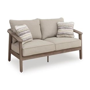 Signature Design by Ashley Harmony Headlands PCP428-835 Loveseat with Cushion (Outdoor Seating - Loveseats)