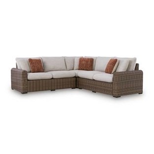 Signature Design by Ashley Dolan Creek PCP610P1 3 pc Outdoor Sectional (Outdoor Seating - Sectionals)