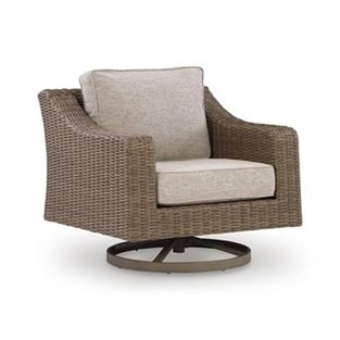 Signature Design by Ashley Laguna Heights PCP790-821 Swivel Lounge with  Cushion (Outdoor Seating - Lounge Chairs)