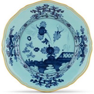 Ginori Oriente Italiano Dinner Plate - Iris Blue (Plates - Dinner)